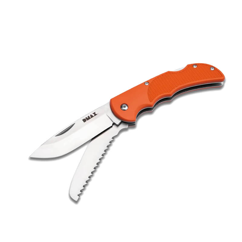 DMAX Hunting Pocket Knife Duo Taschenmesser orange