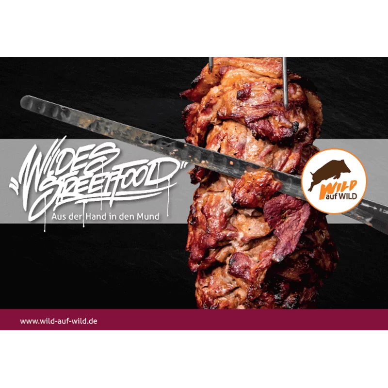 Rezeptbroschüre "Wildes Streetfood" (Wild auf Wild)
