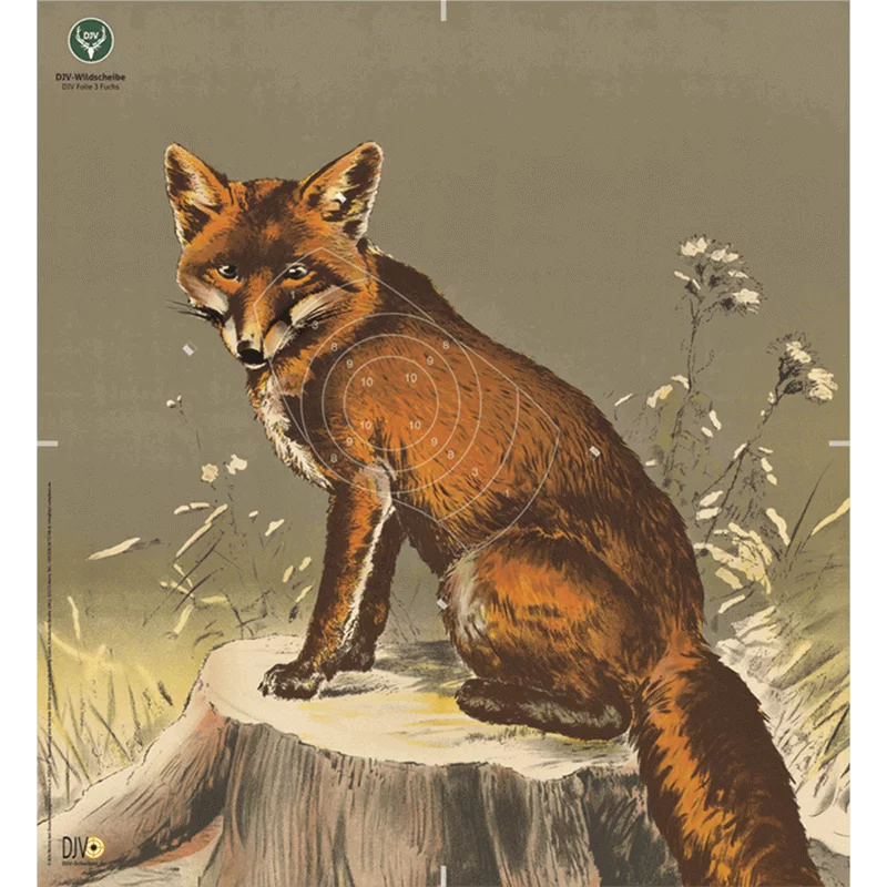 DJV-Kleinkaliber-Wildscheibe Nr. 3 (Fuchs)
