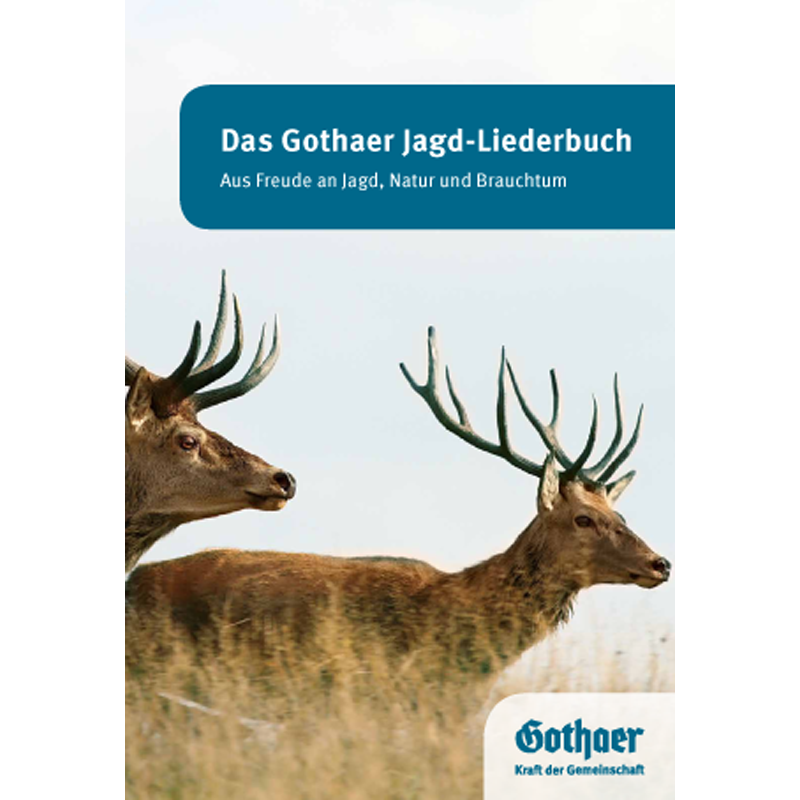 Broschüre "Das Gothaer Jagd-Liederbuch"