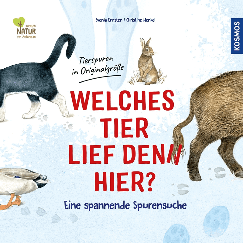 Kinderbuch "Welches Tier lief denn hier?“