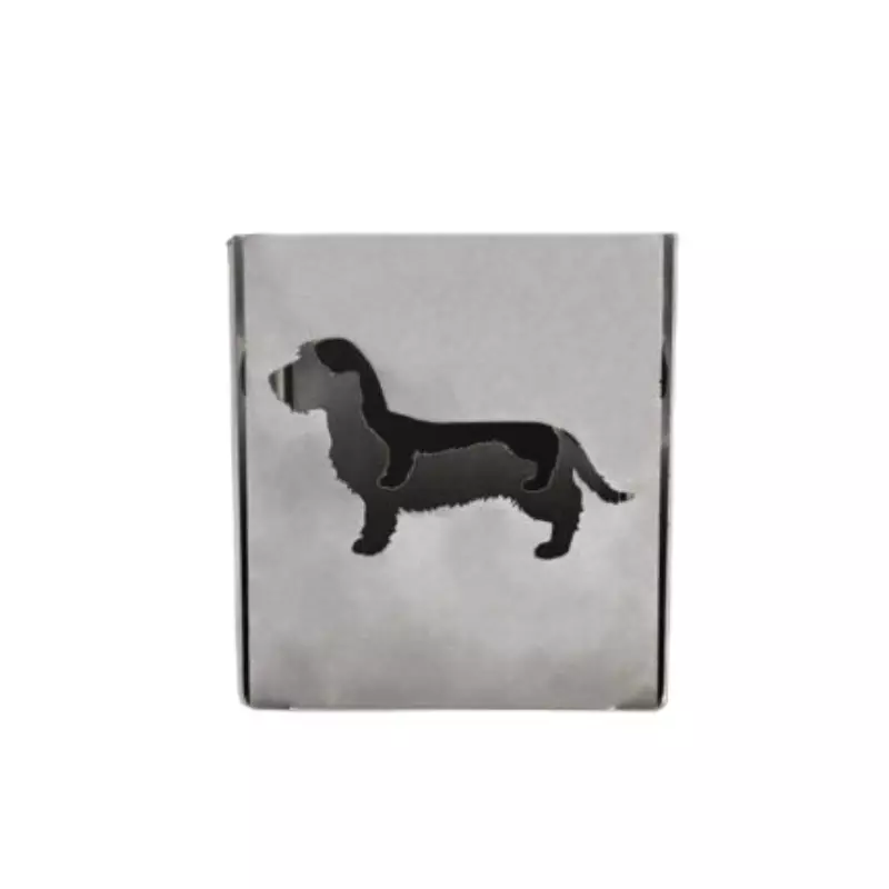 Teelichthalter "Rauhaardackel"