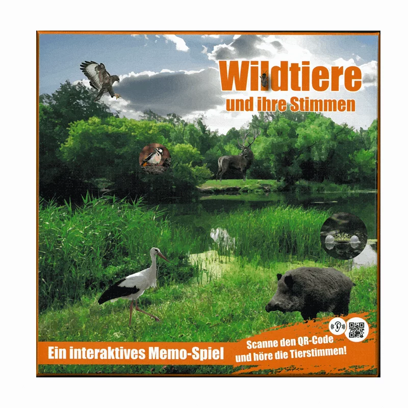 Kinder-Memo-Spiel "Wildtiere und ihre Stimmen"