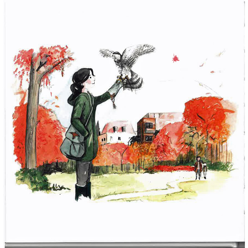 Kinderbuch "Emil und die Falknerin"