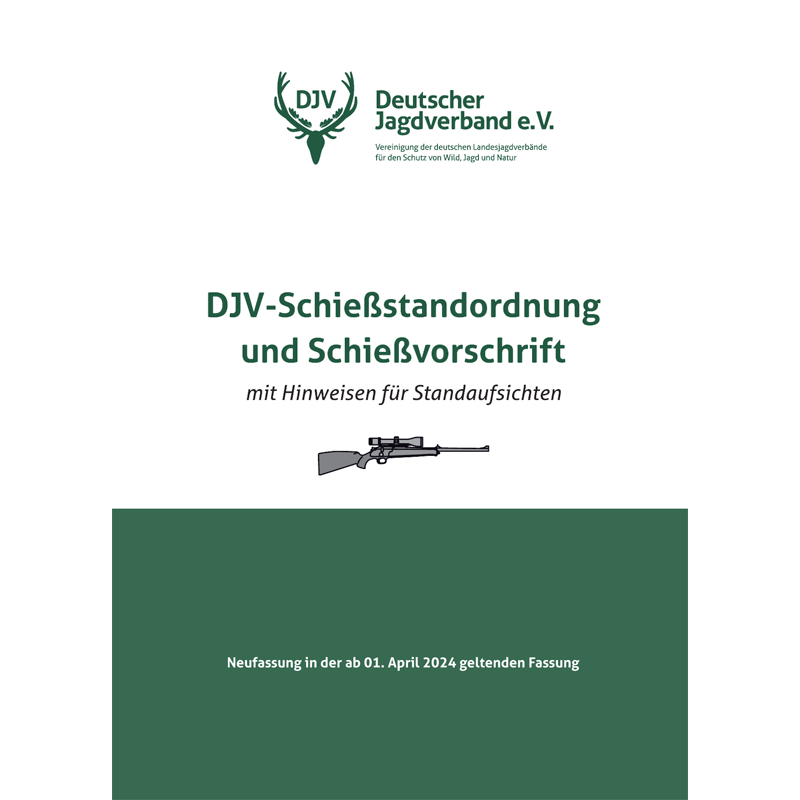 Broschüre "DJV-Schießstandordnung und Schießvorschrift"