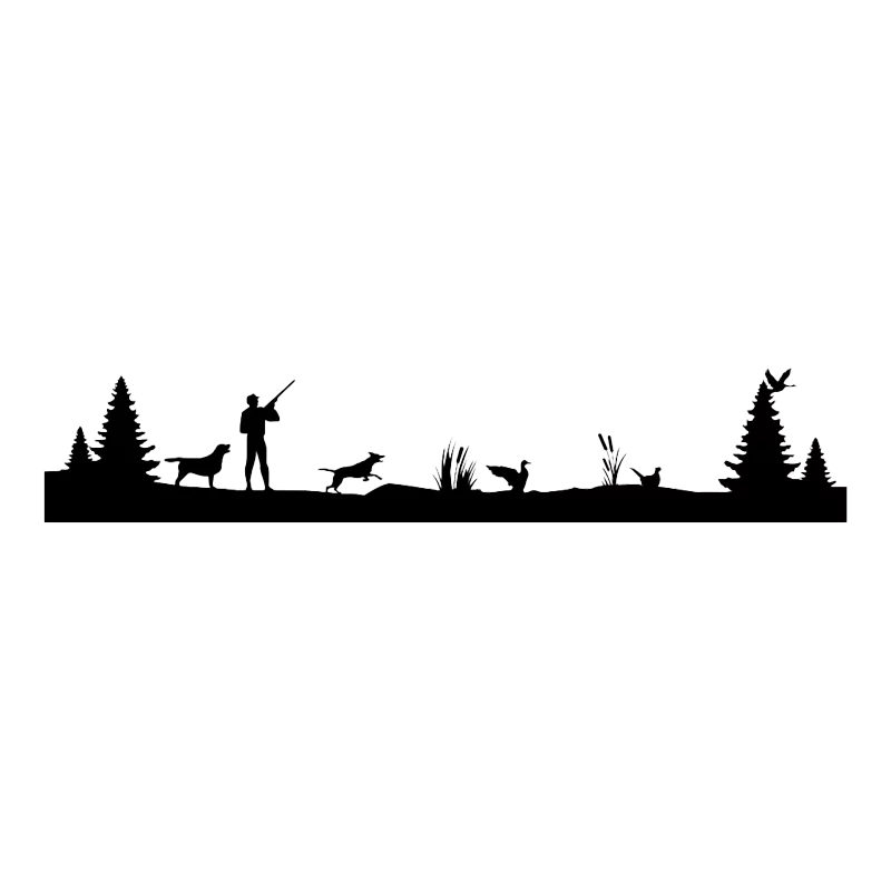 Skyline "Jagd mit Apportierhund"