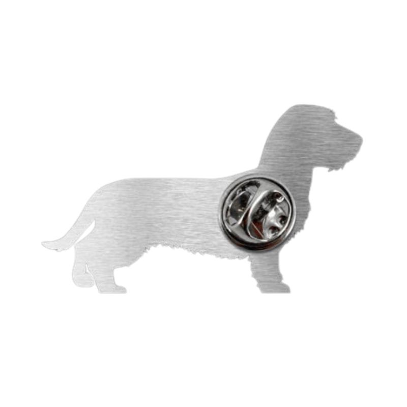 Deko Pin/Anstecker "Rauhaardackel"