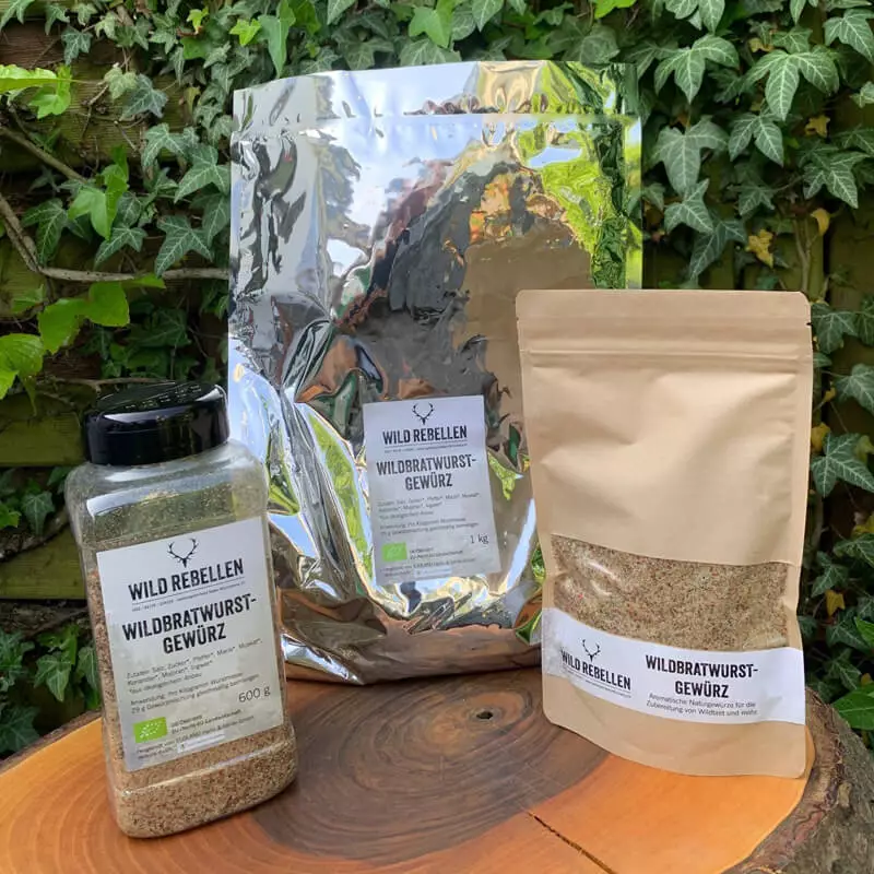 WildRebellen Wildbratwurst Gewürzmischung 