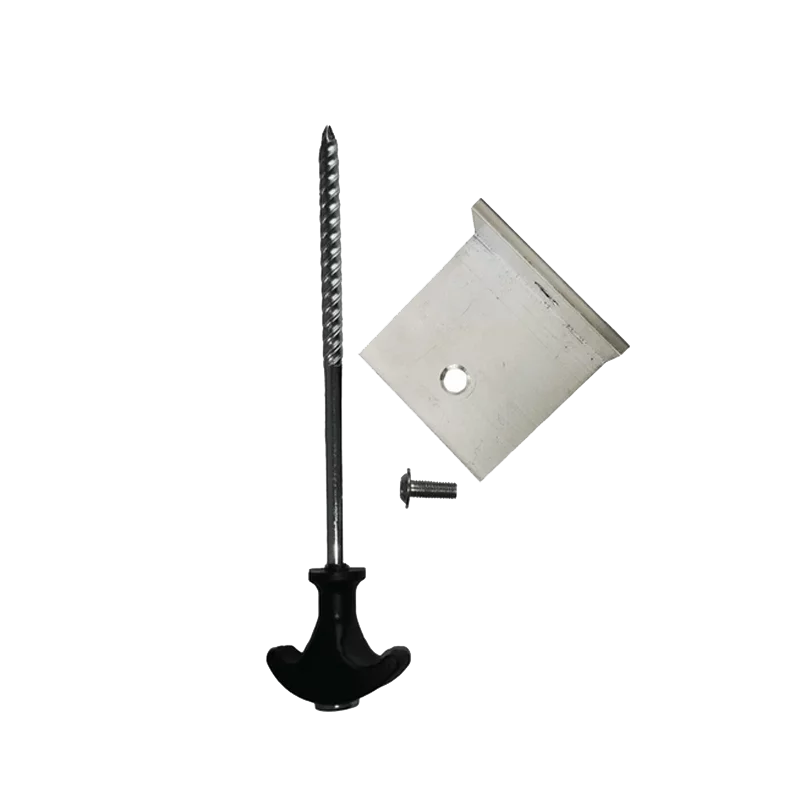 Bodenhalter-Set für Tieraufsteller (Aluminium)
