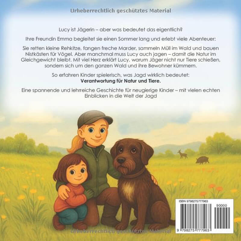 Kinderbuch "Auf Jagd mit Lucy"