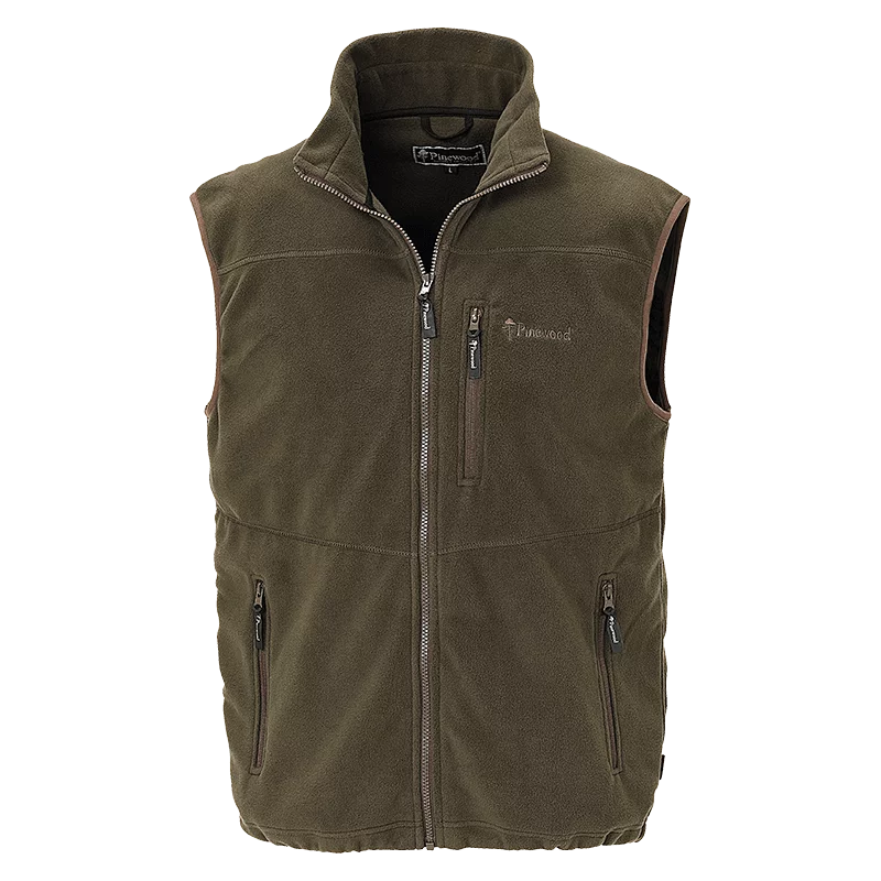 Pinewood Fleece-Weste Pirsch, dunkelgrün