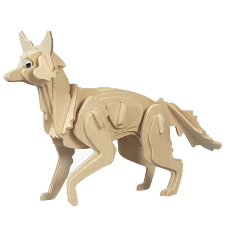 Holz 3D Puzzle Fuchs