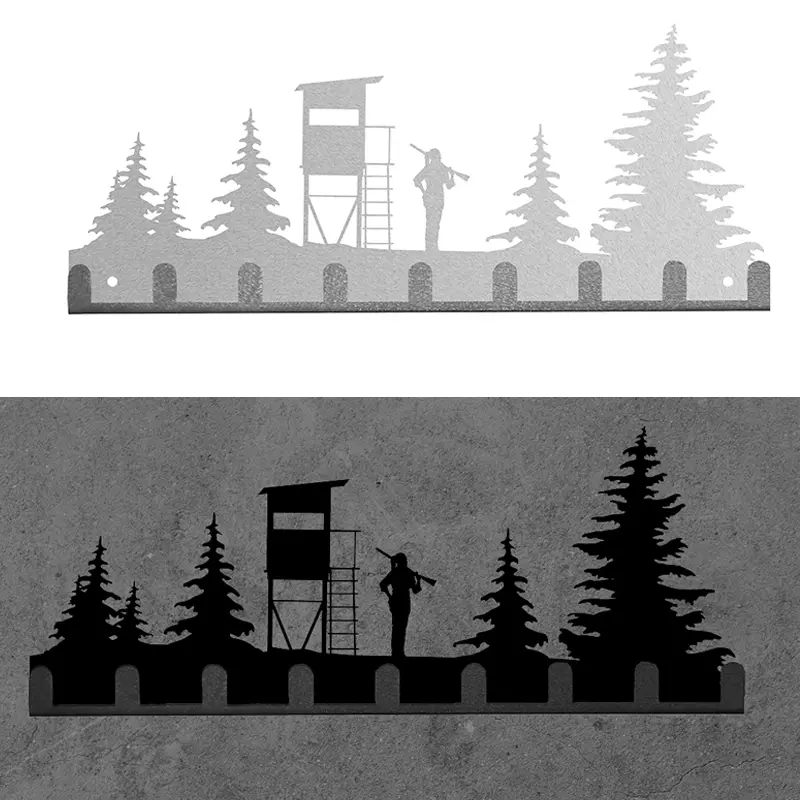 Schlüsselboard / Garderobe "Jägerin"