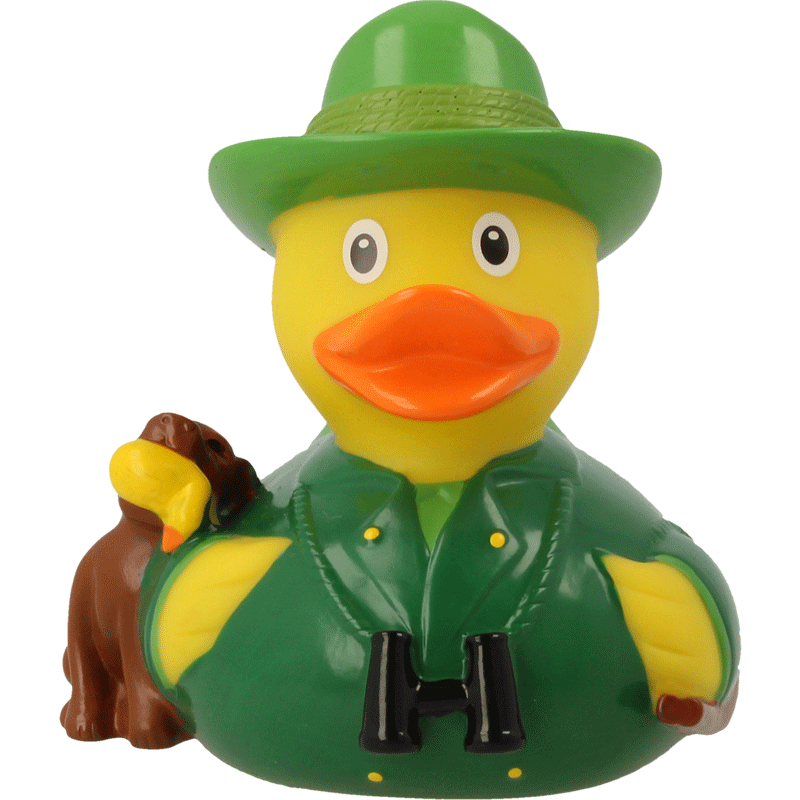 Quietscheente Lilalu "Jäger"