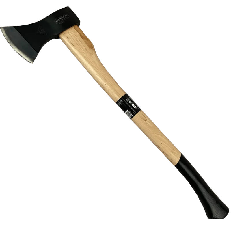 Profi Rheinische Axt mit Hickory-Holzstiel