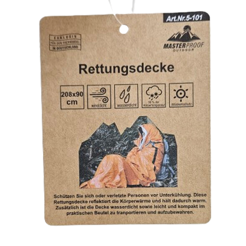 Isolations-Rettungsdecke