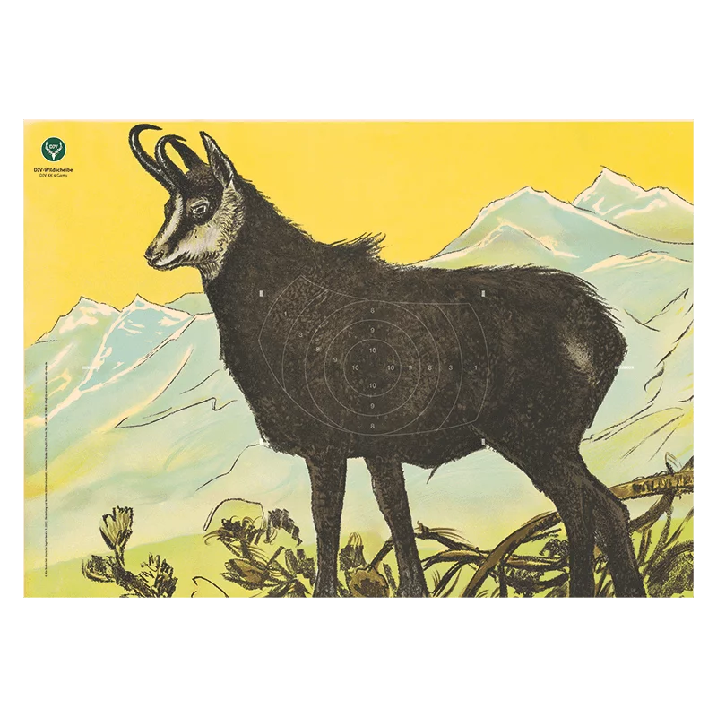 DJV-Kleinkaliber-Wildscheibe Nr. 4 (Gams)