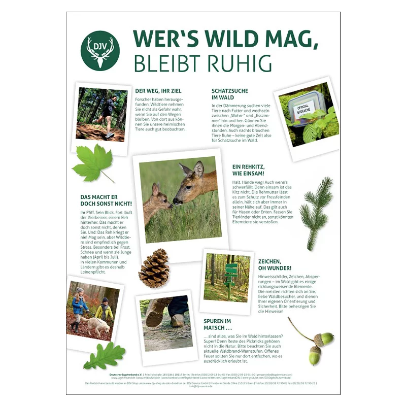 Tafel "Wer s Wild mag"