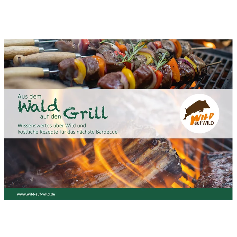 Rezeptbroschüre  "Aus dem Wald auf den Grill"