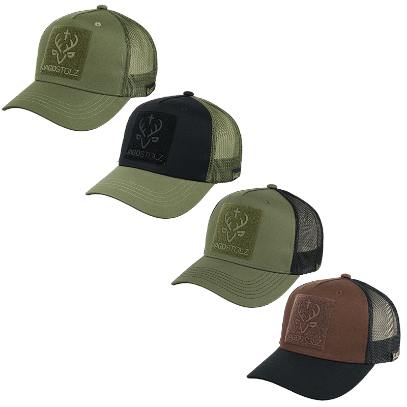 Jagdstolz Trucker Cap mit Patch-Applikation