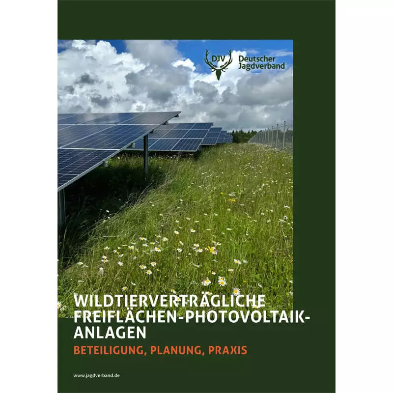 Broschüre „Wildtierverträgliche Freiflächen-Photovoltaik-Anlagen“