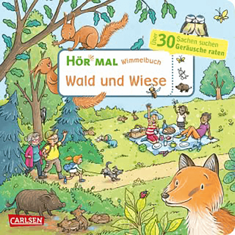 Kinderbuch "Hör mal-Wimmelbuch: Wald und Wiese"