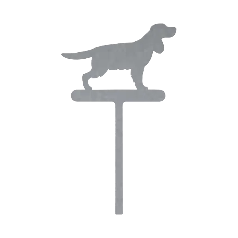 Deko-Blumenstecker "Spaniel"