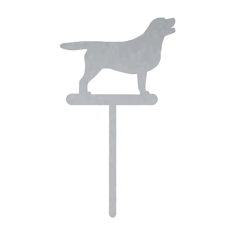 Deko-Blumenstecker "Labrador"