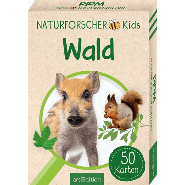 Kinder-Kartenspiel "Naturforscher Kids - Wald"