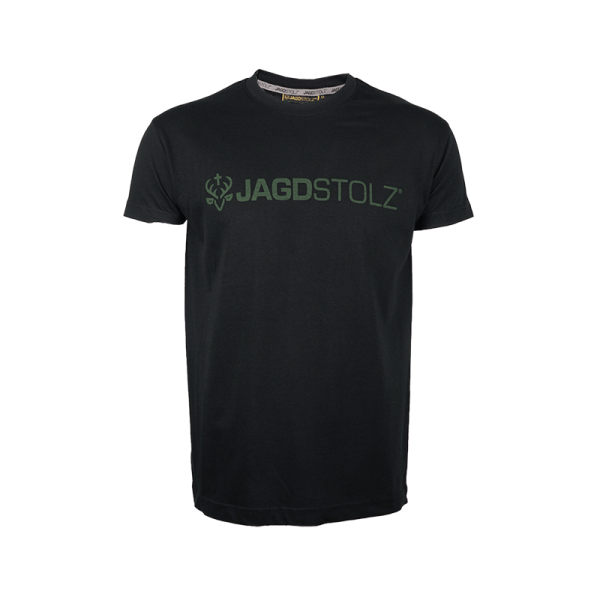 Jagdstolz T-Shirt Black Logo 21 Green