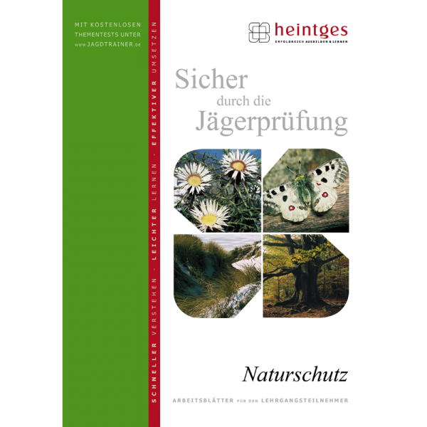 Arbeitsblätter Jägerprüfung "Naturschutz"