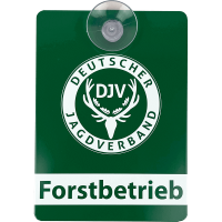 DJV-Autoschild "Forstbetrieb" (Aluminium)