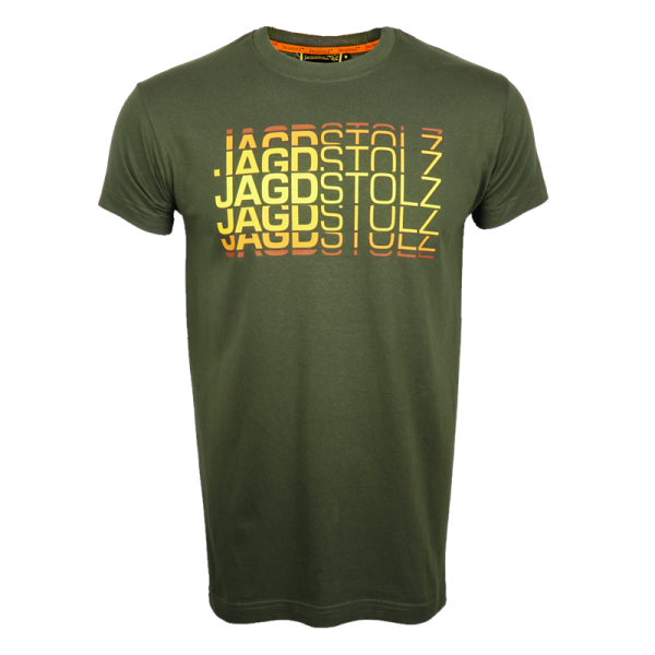 Jagdstolz T-Shirt "Logo 80s farbig"