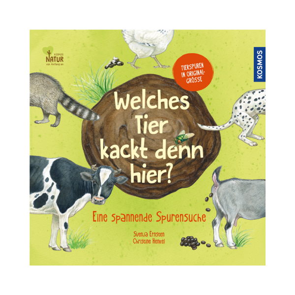 Kinderbuch "Welches Tier kackt denn hier?“