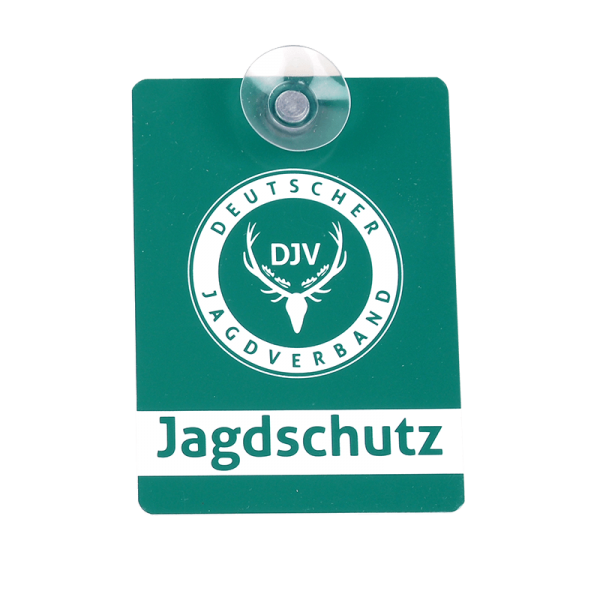 DJV-Autoschild Jagdschutz