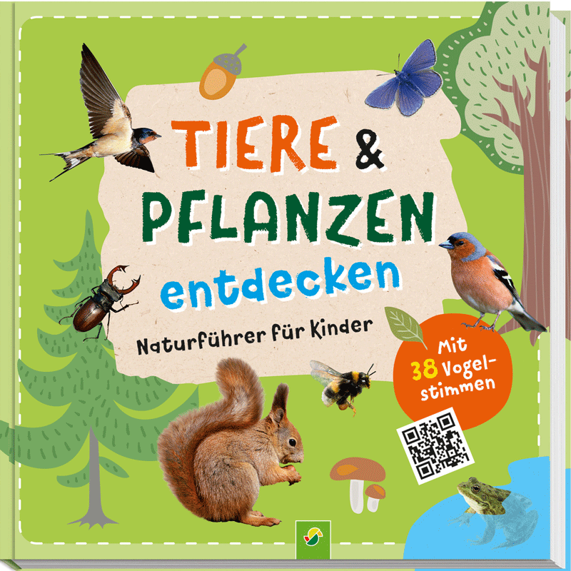 Kinderbuch Naturführer für Kinder - Tiere und Pflanzen entdecken